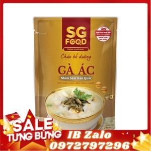 Cháo bổ dưỡng gà ác nhân sâm SG Food 240g
