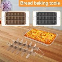 Chảo Brownie Có Bộ Chia 18 Chảo Nướng Brownie Cắt Sẵn Thép Carbon Brownie Khay Nướng Bánh Chống Dính Brownie Chảo Khuôn SHOPTTKC2980
