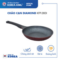 Chảo cạn Diamond Korea King size 28cm KFP-28DI - Hồng