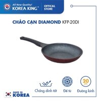 Chảo cạn Diamond KOREA KING  Hàn Quốc size 20 / 26/ 28 cm - Hàng chính hãng