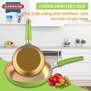 Chảo cặp chống dính đáy từ Sunhouse SHG112026MGC