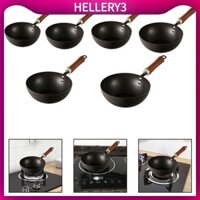 Chảo Chảo Nhỏ Chảo Trung Quốc Nồi Tay Cầm Gỗ Đa Năng Bếp Cảm Ứng Gas