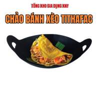 Chảo chiên bánh xèo TITHAFAC chống dính, chiên đa năng chống dính hợp kim nhôm cao cấp kích thước 40cm KNY