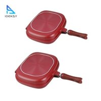 Chảo chiên chống dính hai mặt, Chảo trứng tráng, Chảo ăn sáng di động, Chảo nướng, Chảo Crepe cho sân vườn
