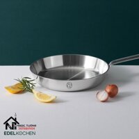 Chảo chiên Edelkochen Vola Collection inox 316 - 5 lớp nguyên khối cao cấp  24cm/26cm/28cm