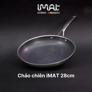Chảo chiên inox Blackcube iMat - 28cm