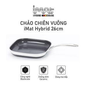 Chảo chiên inox Blackcube iMat - 26cm