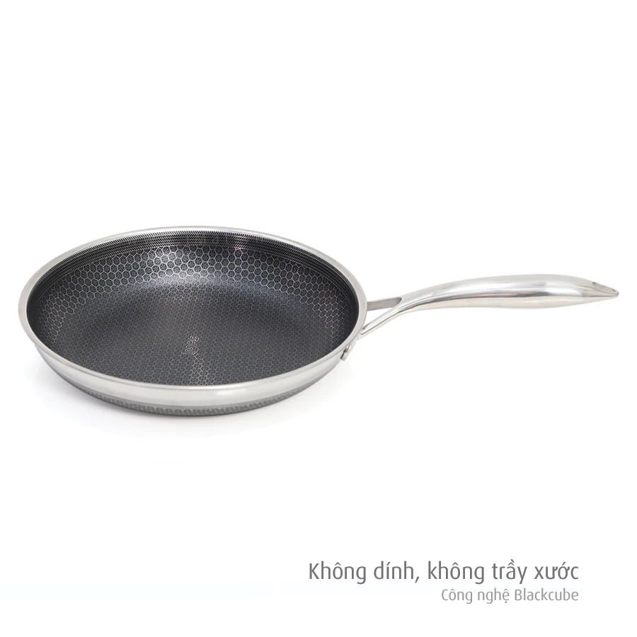 Chảo chiên inox Blackcube iMat - 26cm