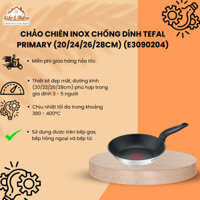 Chảo chiên inox chống dính Tefal 20cm| 26cm - Chống dính Titanium - BH Chính Hãng 24 tháng