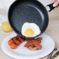 Chảo chiên không dầu bếp từ 20cm dùng được tất cả các loại bếp