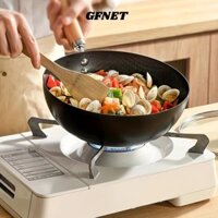 Chảo chiên Mini GFNET, có nắp nồi sắt chống dính, Đồ dùng nhà bếp đa chức năng Chảo trứng tráng nấu ăn bằng tay Chảo nướng cảm ứng Gas