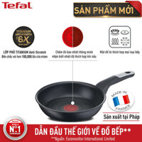 Chảo chiên rán chống dính cao cấp đáy từ Tefal Unlimited size 20/22/24/26/28cm - Made in France