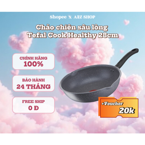 Chảo chiên sâu lòng Tefal Cook Healthy 24cm