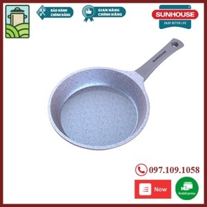 Chảo chiên siêu bền vân đá đ.từ Sunhouse Mama SHG1126MMA