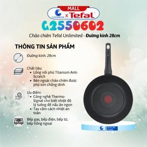 Chảo chiên Tefal Unlimited 28cm G2550602