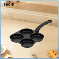 Chảo chiên trứng 4 cốc để làm sạch chảo ăn sáng cho thịt Ham Hamburger