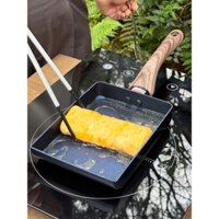 Chảo chiên trứng cuộn chống dính kim cương Diamond Kakusee Nhật Bản - size 18x13cm