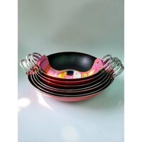 Chảo chiên, xào, rán chống dính sâu lòng 2 quai Romatic- Phúc Hưng Phát -Size 32-34-36-38-40-42-44cm