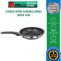 Chảo Chống Dính Bếp Từ 3 Đáy Fivestar 22 cm  Tặng 5 Muỗng Inox Cao Cấp