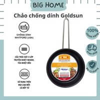 Chảo chống dính bếp từ Goldsun GPA1401-20IH, Chảo Inox 20cm dùng để chiên xào hàng chính hãng bảo hành 12 tháng Big Home