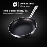 Chảo chống dính bếp từ GORILLA CHEF chảo 3 lớp sử dụng trên mọi loại bếp 22-40cm