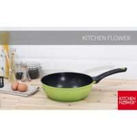 Chảo chống dính bếp từ KITCHEN FLOWER NY-2393/sản xuất Hàn Quốc/24cm sâu lòng/Hàng nhập khẩu/Chính hãng