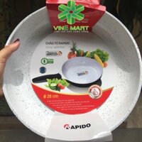 Chảo chống dính bếp từ rapido, chảo sâu lòng chống dính mini, chảo đá chống dính - VinE-Mart VINE01