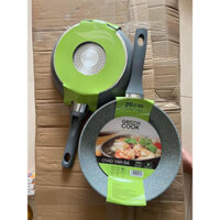 Chảo chóng dính bếp từ vân đá Green Cook 26cm