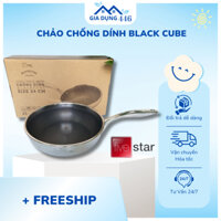 Chảo chống dính Black Cube Chảo tổ ong FIVE, inox 304 đủ size 16-20-22-24-26-28cm Gia Dụng 446