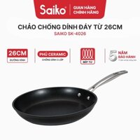 Chảo Chống Dính Cao Cấp 3 đáy 26cm Saiko SK-4026