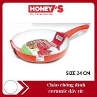 Chảo chống dính ceramic đáy từ HONEY'S HO-AF1C243- 24cm (màu ngẫu nhiên)
