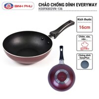 CHẢO CHỐNG DÍNH ĐA TÍNH NĂNG EVERYWAY SUPOR F09A16, CHẢO NHỎ MINI SÂU LÒNG, NHÔM CAO CẤP, ĐÁY CHẢO CHỐNG TRƠN TRƯỢT