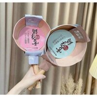 Chảo chống dính đáy lòng sâu có tay cầm cán gỗ chống bỏng màu pastel lúa mạch, kích thước 18cm