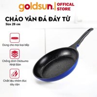 Chảo chống dính đáy từ Goldsun FP-GD928-IH(BB) chống dính vân đá