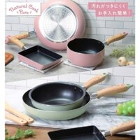 Chảo chống dính đáy từ Natural Cook Nhật Bản dùng mọi loại bếp size 20-24-26-28cm | Pearl Metal x Sa Maison