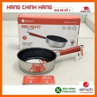 CHẢO CHỐNG DÍNH ELMICH INOX 304 RED VELVET 24CM EL3250, CHẢO ELMICH CHỐNG DÍNH BẾP TỪ 24CM