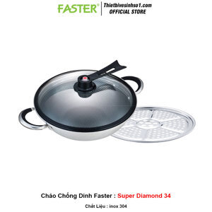 Chảo chống dính Faster Super Diamond 34cm