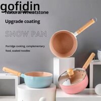 Chảo chống dính GOFIDIN, Nồi sữa bơ nóng chảy đa năng cho bé, Tiện ích nhà bếp màu xanh / trắng bền bỉ Chảo tuyết Nhật Bản Bếp cảm ứng Gas
