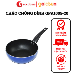 Chảo chống dính Goldsun GPA1005-20 ( đáy thường )