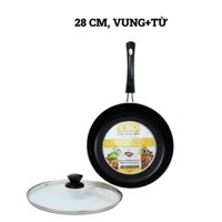 Chảo chống dính Goldsun GPA1004-20IH, GPA1203-26IH, GPA1203-28IH, Có nắp đậy tiện dụng, Bảo hành 12 tháng hăng