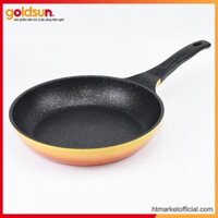 Chảo chống dính GOLDSUN FP-GD926 (YO) Đường kính 26cm chất liệu nhôm phủ chống dính vân đá Sumo Nhật Bản.