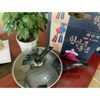 Chảo chống dính hàn quốc sâu lòng, size 32cm tặng sạn gỗ  - TH18