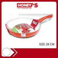 Chảo chống dính Honey's size 28 cm  HO-AF1C281 dùng được bếp từ, lòng chảo phủ ceramic an toàn sức khỏe, không bong tróc