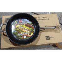 Chảo Chống Dính Inox 3 Đáy 430 Fivestar 32cm / 30cm CỠ ĐẠI Chuyên Xào, Chiên, Rán, Nướng dùng tốt cho bếp từ