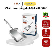 Chảo chống dính inox vuông SEKA SK6020 đáy 5 lớp dẫn nhiệt dùng cho mọi loại bếp size 16cm