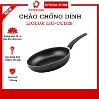 Chảo chống dính Liolux LIO-CCD28, Đường kính 28cm, Chảo rán xào đa năng, Hấp thu nhiệt nhanh Bảo hành 12 tháng