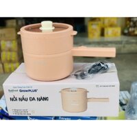 CHẢO CHỐNG DÍNH MEN SỨ ĐÁY TỪ CAO CẤP CÓ NẮP GREENCOOK 24Cm - hkm Nutifood