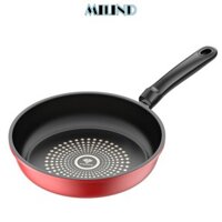 Chảo chống dính MILIND, Chảo chiên dễ làm sạch đa chức năng, Pha lê có nắp Sắt Dụng cụ nấu bếp Bếp điện từ Gas