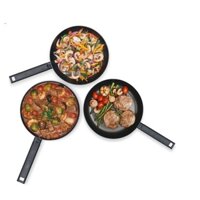 Chảo chống dính phủ lớp Titanium Soma Lock&Lock - Dùng được bếp từ size 24cm, 26cm