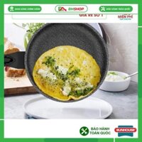 CHẢO CHỐNG DÍNH SIÊU BỀN ĐÁ SUNHOUSE 24CM, CHẢO SIÊU BỀN ĐÁ SUNHOUSE  SBD24